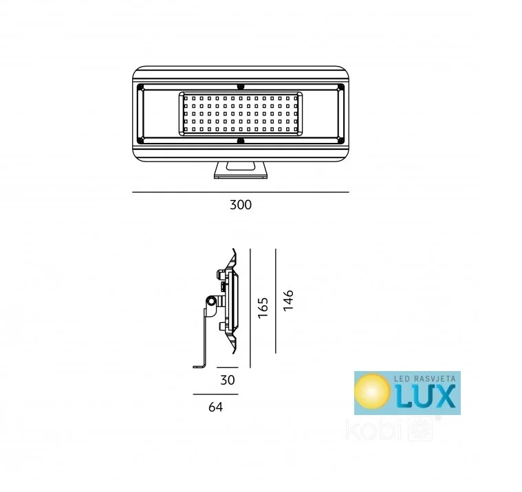 100W 4000K IP65 Premium
